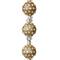 12 Pack: Gold Rhinestone & Metal Round Beads, 10mm by Bead Landing™